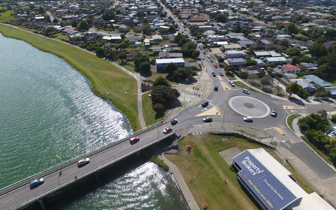 Landing Road Roundabout Construction