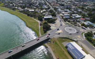 Landing Road Roundabout Construction